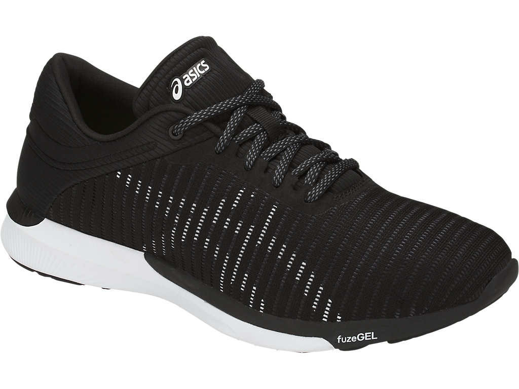 aansluiten Gronden Gloed Men's fuzeX Rush Adapt | Black/White/Dark Grey | Running Shoes | ASICS