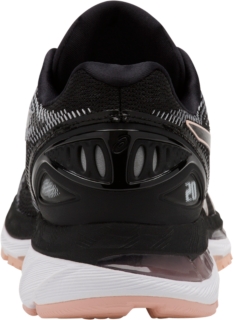 Asics gel nimbus 20 women's shoes black/frosted rose best sale