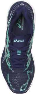 Asics women's gel-nimbus 20 shoe - indigo blue/indigo blue/opal green sale