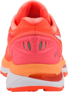 Asics women's gel-nimbus 20 2025 shoe - flash coral/white