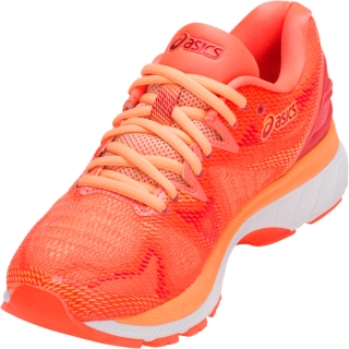 Asics women's gel-nimbus 20 shoe - flash on sale coral/white