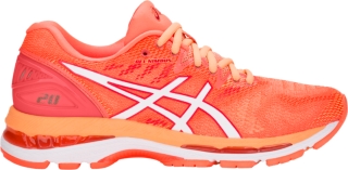 Women's GEL-NIMBUS 20 | FLASH CORAL/WHITE | Running | ASICS Outlet