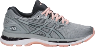 Women's GEL-NIMBUS 20 | MID GREY/MID GREY/SEASHELL PIN | Running | ASICS  Outlet