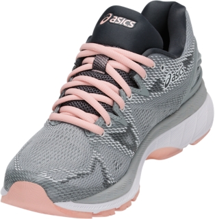 Women's GEL-Nimbus 20 Mid Grey/Mid Grey/Seashell Pink | Running Shoes | ASICS