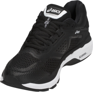 Women s GT 2000 6 Black White Carbon Running Shoes ASICS