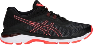 Women's GT-2000 6 NARROW | BLACK/FLASH CORAL | Running | ASICS Outlet