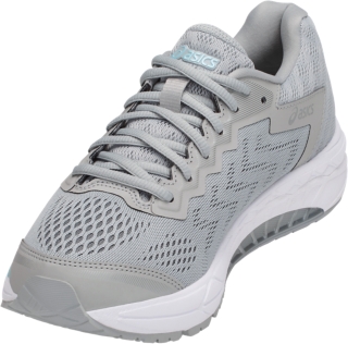 Asics Gel-Fortitude 8 Size 6.5 Women's Running Shoes Grey White T866N