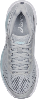 Asics Women's Gel-Fortitude 8, T866N, Size 8.5, Gray, White & Light Blue.