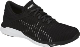 Women s fuzeX Rush Adapt Black White Dark Grey Running Shoes