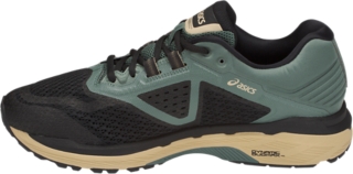 Men's GT-2000 6 Trail Black/Black/Dark Forest | Trail Running Shoes | ASICS
