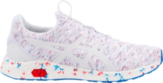 Men's HyperGEL-KENZEN | White/Blue/Fiery Red | Running Shoes | ASICS