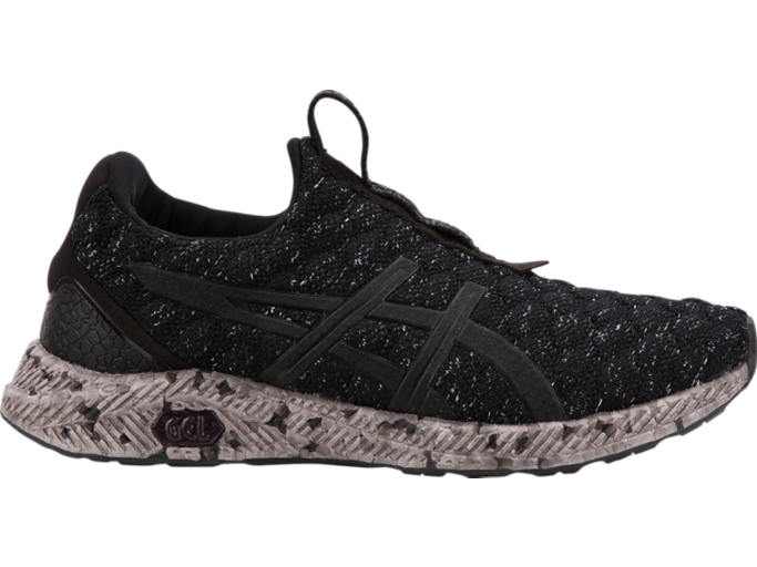 Women's HyperGELKENZEN Black/Black/Carbon Running Shoes ASICS