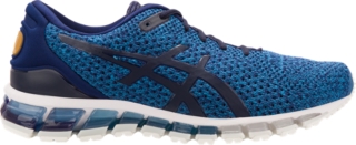 asics navy running shoes