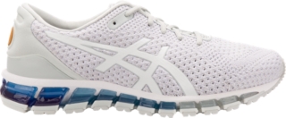 asics running gel quantum 360 knit trainers in black