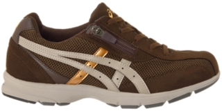 ハダシウォーカー ウイメンズ 3e相当 コーヒーブラウン グレーベージュ レディース スニーカー Asics Walking