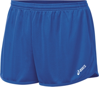 ASICS Women's 4? Court Short Volleyball Shorts (Royal, XXL