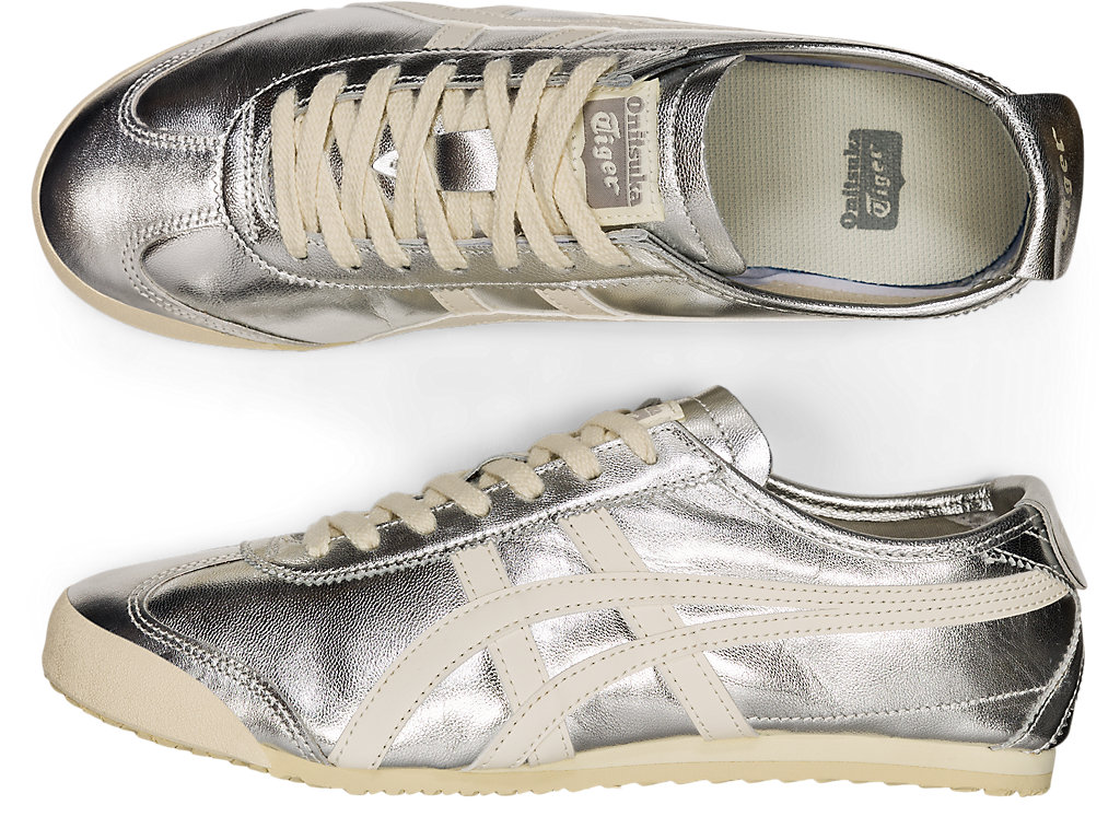 UNISEX MEXICO 66® Silver/Off White | Shoes Tiger