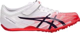 Heatsprint Fr 8 ホワイト ピーコート メンズ 陸上競技 シューズ Asics