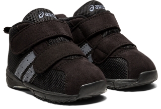 コンフィ Baby Ms Fw ブラック ダークグレー キッズ スクスク Asics