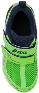 Topspeed Mini 3 フラッシュグリーン シルバー キッズ スクスク Asics