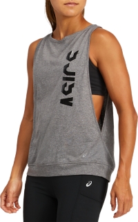 Muscle Tank, Dark Grey Heather, Sleeveless Shirts