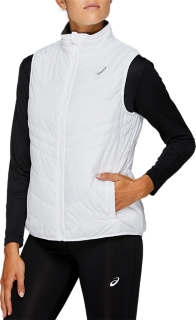 Womens Reversible Vest | White | Jackets & Outerwear | ASICS