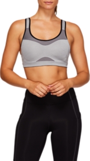 WOMEN'S Team ASICS Band Bra, Black, Sports Bras