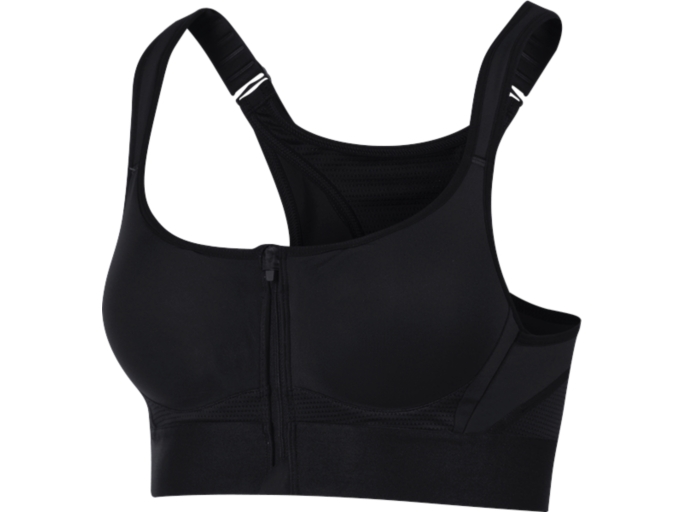 Lock Zip Bra Performance Black Sports Bras ASICS