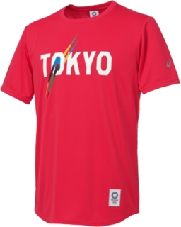 Tシャツ東京オリンピックエンブレム   レッド   メンズ T