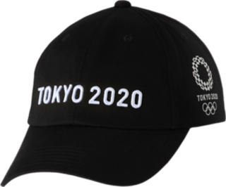 キャップ 東京オリンピックエンブレム ﾌﾞﾗｯｸ メンズ 帽子 Asics