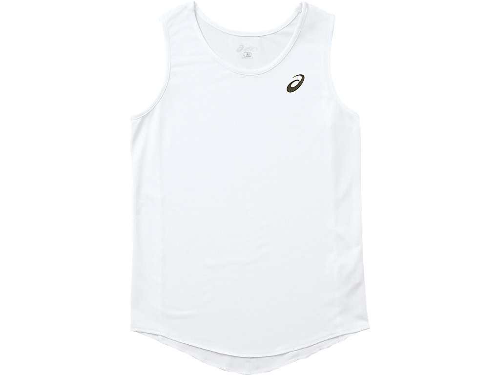 W'Sランニングシャツ | ホワイト | レディース Tシャツ・ポロシャツ【ASICS公式通販】