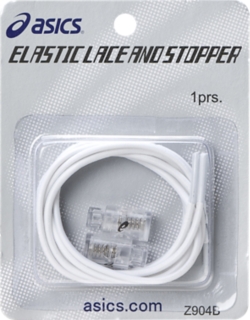 asics elastic lace and stopper