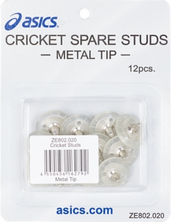 Asics best sale metal studs