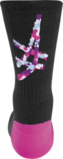 UNISEX Flashpoint Sock | Black/Pink Glo | Accessories ASICS
