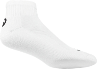 UNISEX CUSHION QUARTER, White, Socks