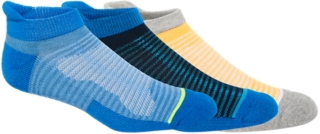 Cushion Low Cut 3 Pack Unisex Sour Yuzu French Blue Digital Aqua Socks ASICS United States