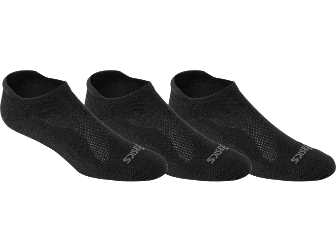 ASICS Cushion Low Cut Sock Pack of 3 Large Black