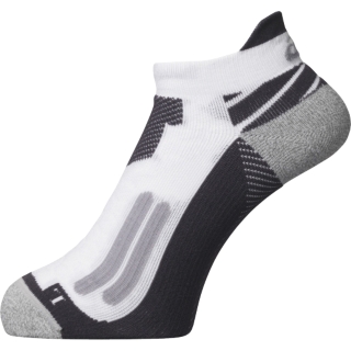 Nimbus Single Tab Unisex White Dark Grey Socks ASICS United States