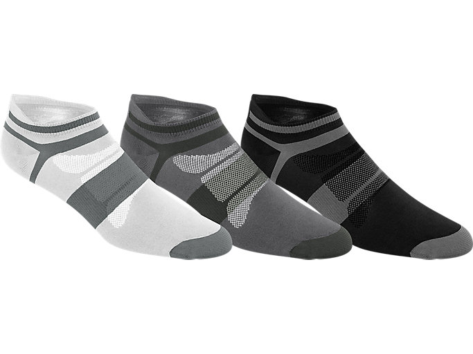 Quick Lyte Single Tab (3 Pack) | Stone Grey Assorted | Socks | ASICS