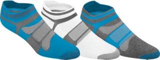 Quick Lyte Single Tab (3 Pack) | Diva Blue Assorted | Socks | ASICS