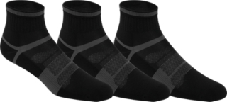 Asics Unisex Cushion Quarter Sock, 3 pack