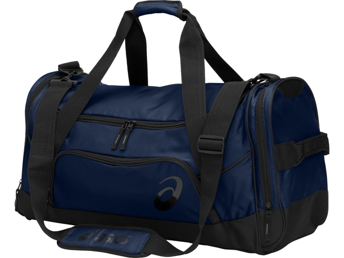 UNISEX Edge II Medium Duffle Navy Black Accessories ASICS